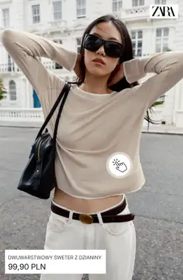 Zara - gazetka promocyjna Swetry damskie od poniedziałku 07.09  - strona 3