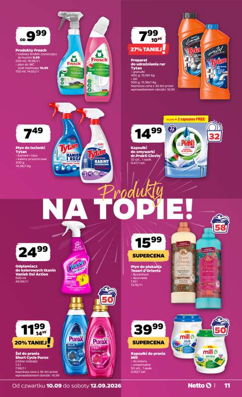 Netto - gazetka promocyjna Gazetka Spożywcza od czwartku 10.09 do soboty 12.09 - strona 11