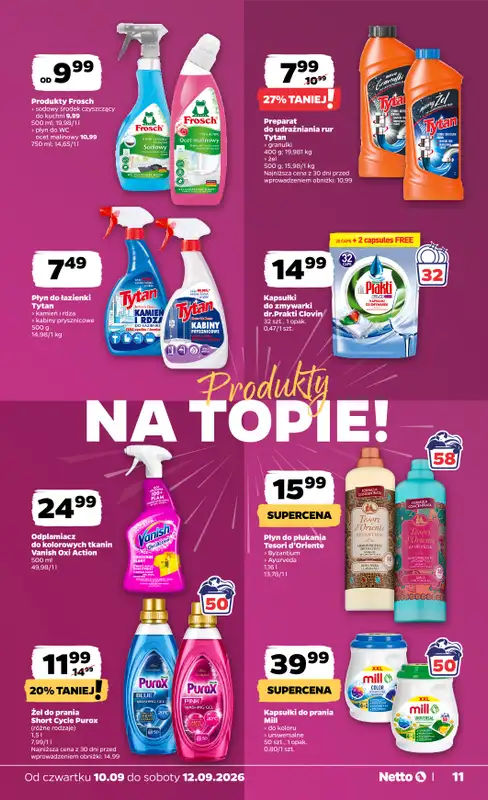 Netto - gazetka promocyjna Gazetka Spożywcza od czwartku 10.09 do soboty 12.09 - strona 11