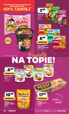Netto - gazetka promocyjna Gazetka Spożywcza od czwartku 10.09 do soboty 12.09 - strona 10