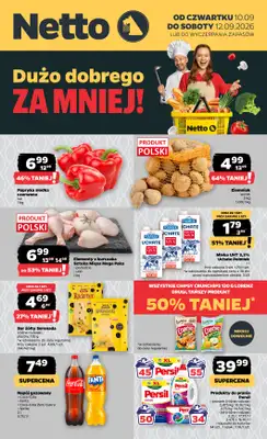 Netto - gazetka promocyjna Gazetka Spożywcza od czwartku 10.09 do soboty 12.09