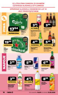Netto - gazetka promocyjna Gazetka Spożywcza od czwartku 10.09 do soboty 12.09 - strona 18