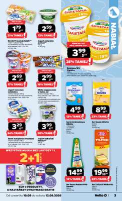 Netto - gazetka promocyjna Gazetka Spożywcza od czwartku 10.09 do soboty 12.09 - strona 3