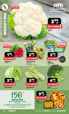 Netto - gazetka promocyjna Gazetka Spożywcza od czwartku 10.09 do soboty 12.09 - strona 4