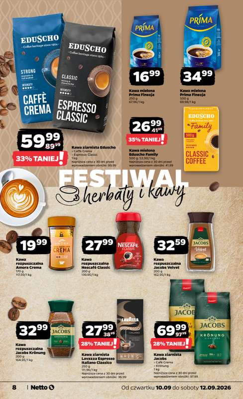 Netto - gazetka promocyjna Gazetka Spożywcza od czwartku 10.09 do soboty 12.09 - strona 8