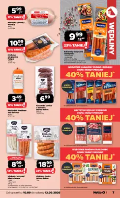 Netto - gazetka promocyjna Gazetka Spożywcza od czwartku 10.09 do soboty 12.09 - strona 7