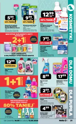 Netto - gazetka promocyjna Gazetka Spożywcza od czwartku 10.09 do soboty 12.09 - strona 21