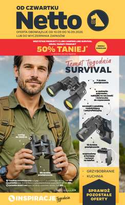 Netto - gazetka promocyjna Inspiracje tygodnia Survival od czwartku 10.09 do środy 16.09