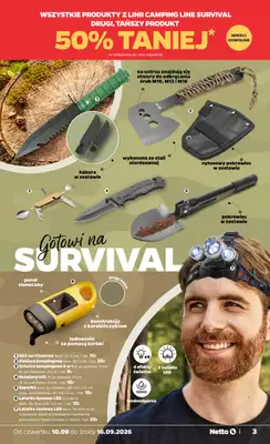 Netto - gazetka promocyjna Inspiracje tygodnia Survival od czwartku 10.09 do środy 16.09 - strona 3