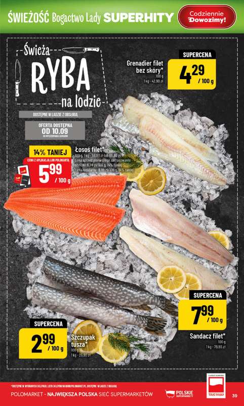 POLOmarket - gazetka promocyjna Gazetka od środy 09.09 do wtorku 15.09 - strona 39