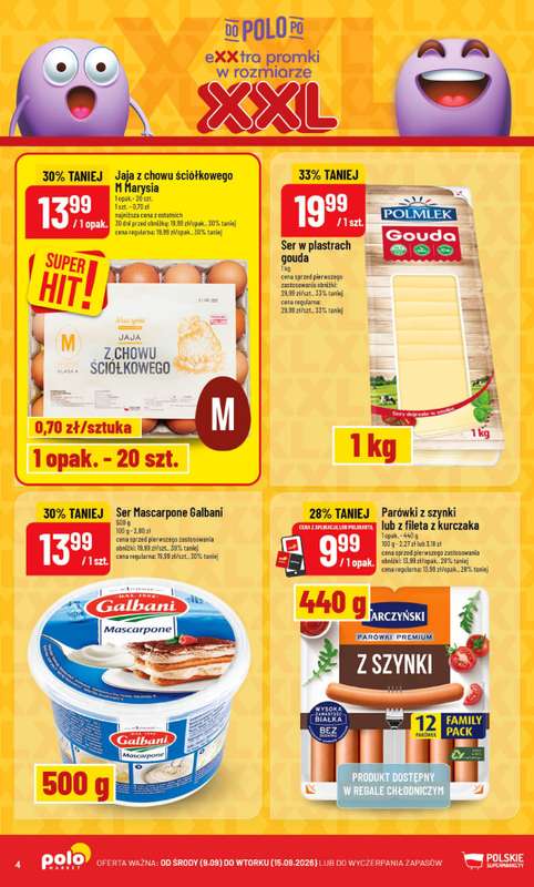 POLOmarket - gazetka promocyjna Gazetka od środy 09.09 do wtorku 15.09 - strona 4