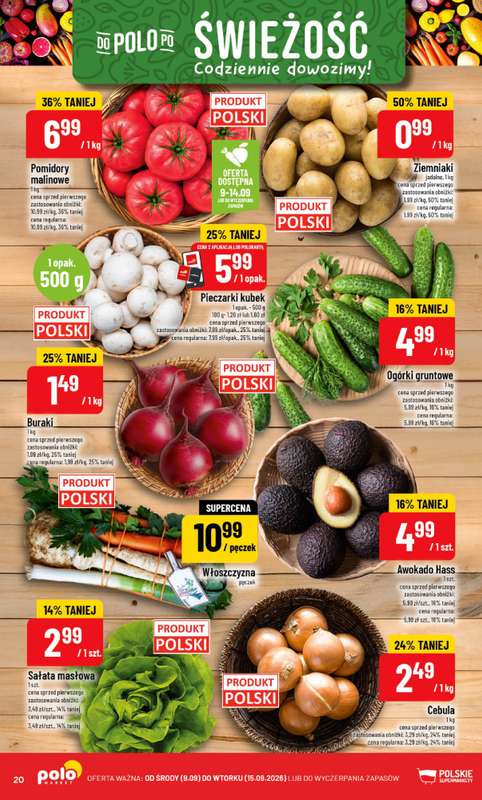 POLOmarket - gazetka promocyjna Gazetka od środy 09.09 do wtorku 15.09 - strona 20