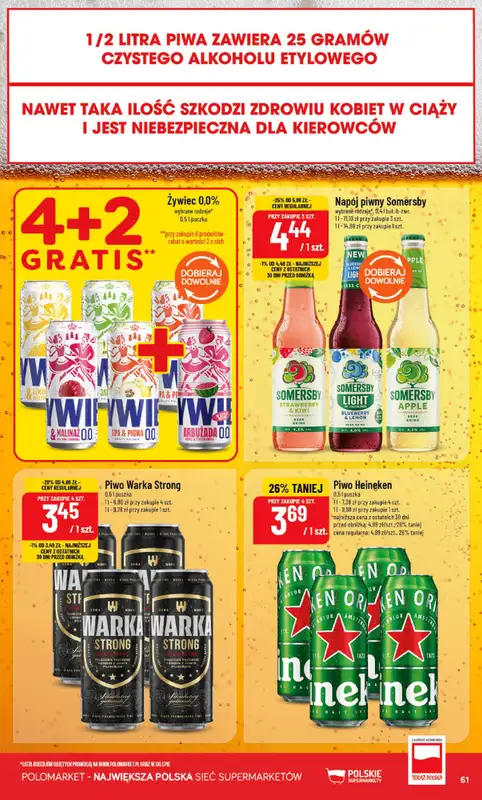 POLOmarket - gazetka promocyjna Gazetka od środy 09.09 do wtorku 15.09 - strona 61