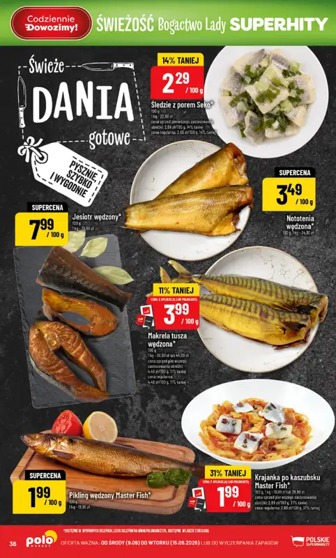POLOmarket - gazetka promocyjna Gazetka od środy 09.09 do wtorku 15.09 - strona 38