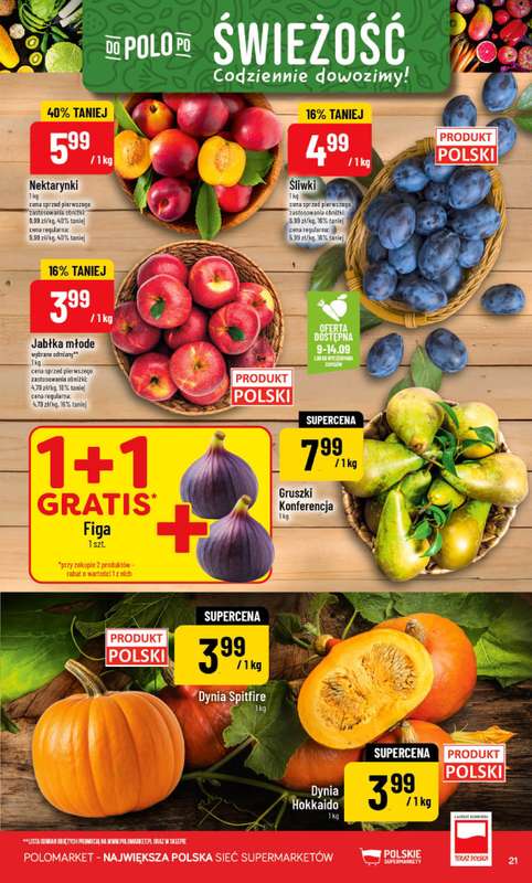 POLOmarket - gazetka promocyjna Gazetka od środy 09.09 do wtorku 15.09 - strona 21