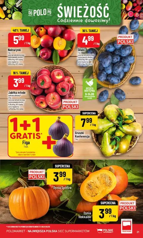POLOmarket - gazetka promocyjna Gazetka od środy 09.09 do wtorku 15.09 - strona 21