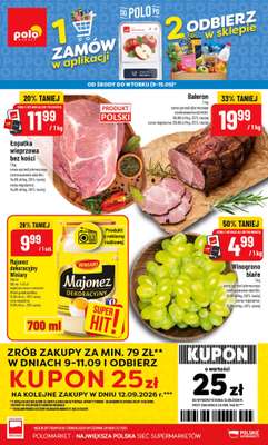 POLOmarket - gazetka promocyjna Gazetka od środy 09.09 do wtorku 15.09