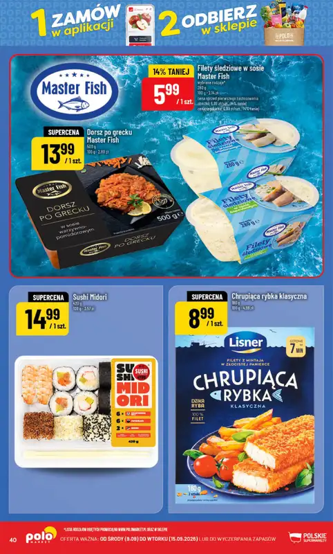 POLOmarket - gazetka promocyjna Gazetka od środy 09.09 do wtorku 15.09 - strona 40