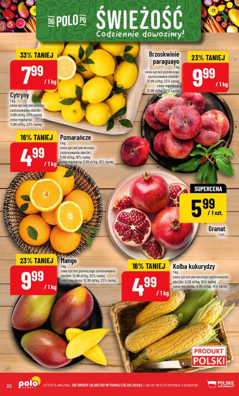 POLOmarket - gazetka promocyjna Gazetka od środy 09.09 do wtorku 15.09 - strona 22