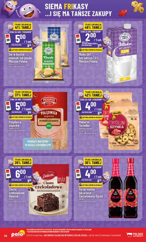 POLOmarket - gazetka promocyjna Gazetka od środy 09.09 do wtorku 15.09 - strona 56