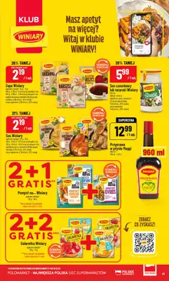 POLOmarket - gazetka promocyjna Gazetka od środy 09.09 do wtorku 15.09 - strona 41