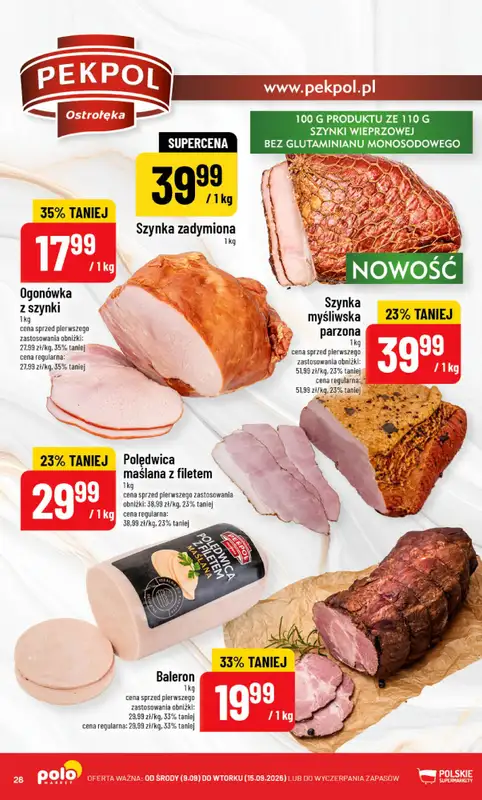 POLOmarket - gazetka promocyjna Gazetka od środy 09.09 do wtorku 15.09 - strona 28