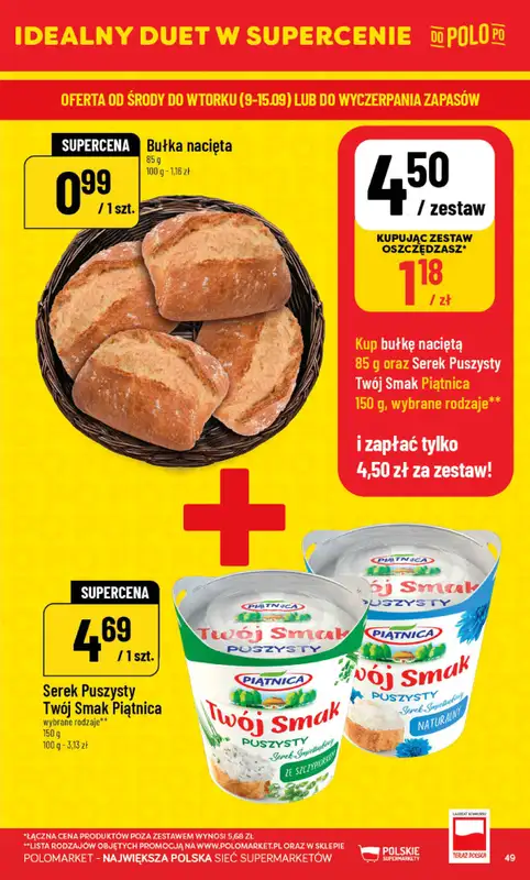 POLOmarket - gazetka promocyjna Gazetka od środy 09.09 do wtorku 15.09 - strona 49