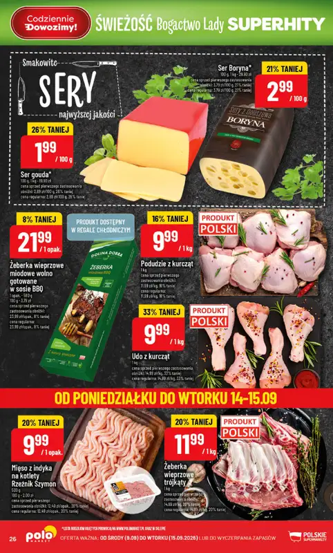 POLOmarket - gazetka promocyjna Gazetka od środy 09.09 do wtorku 15.09 - strona 26
