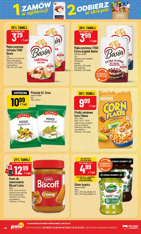 POLOmarket - gazetka promocyjna Gazetka od środy 09.09 do wtorku 15.09 - strona 44
