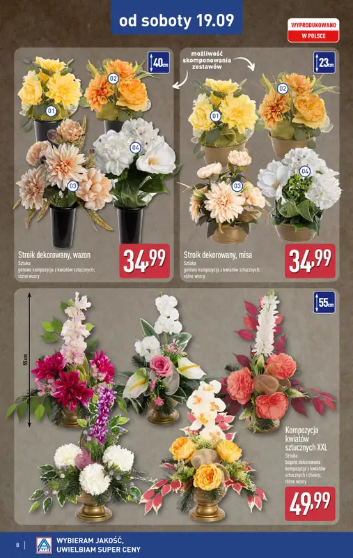 Aldi - gazetka promocyjna Światełko pamięci od soboty 12.09 do soboty 12.09 - strona 8