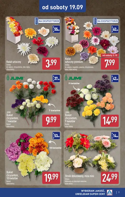 Aldi - gazetka promocyjna Światełko pamięci od soboty 12.09 do soboty 12.09 - strona 7