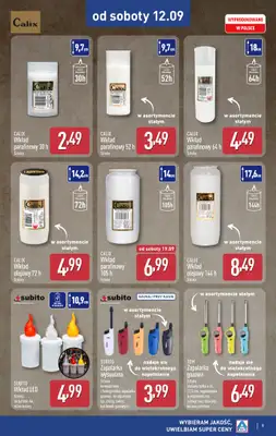 Aldi - gazetka promocyjna Światełko pamięci od soboty 12.09 do soboty 12.09 - strona 9