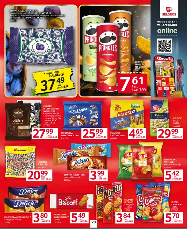 Selgros - gazetka promocyjna Oferta spożywcza od czwartku 10.09 do środy 23.09 - strona 20