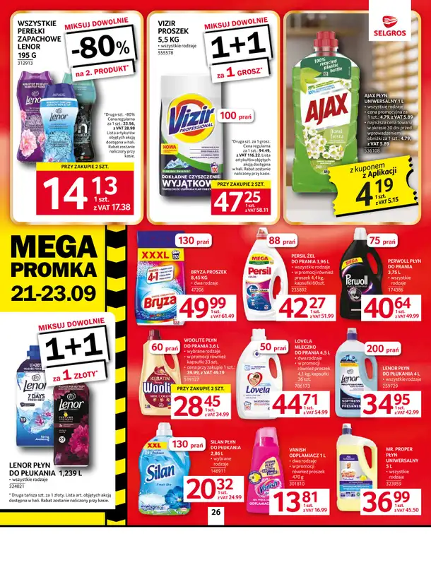 Selgros - gazetka promocyjna Oferta spożywcza od czwartku 10.09 do środy 23.09 - strona 26