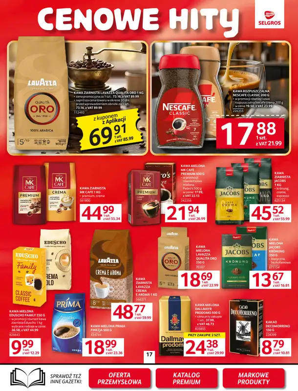Selgros - gazetka promocyjna Oferta spożywcza od czwartku 10.09 do środy 23.09 - strona 17