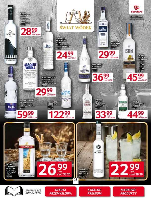 Selgros - gazetka promocyjna Oferta spożywcza od czwartku 10.09 do środy 23.09 - strona 23