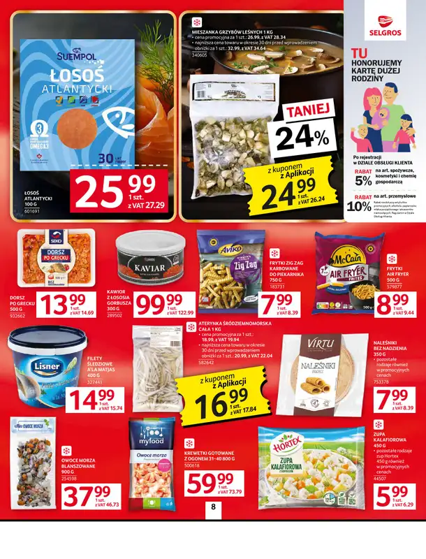 Selgros - gazetka promocyjna Oferta spożywcza od czwartku 10.09 do środy 23.09 - strona 8