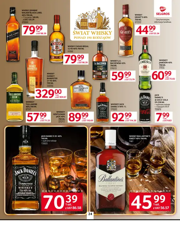 Selgros - gazetka promocyjna Oferta spożywcza od czwartku 10.09 do środy 23.09 - strona 24