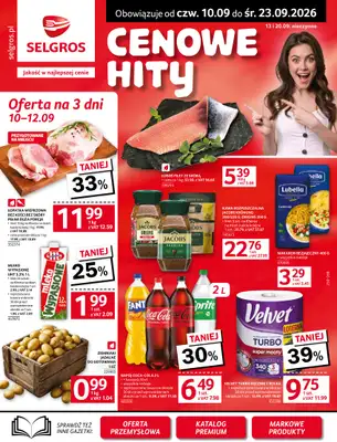 Selgros - gazetka promocyjna Oferta spożywcza od czwartku 10.09 do środy 23.09