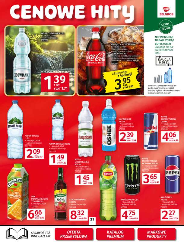 Selgros - gazetka promocyjna Oferta spożywcza od czwartku 10.09 do środy 23.09 - strona 21