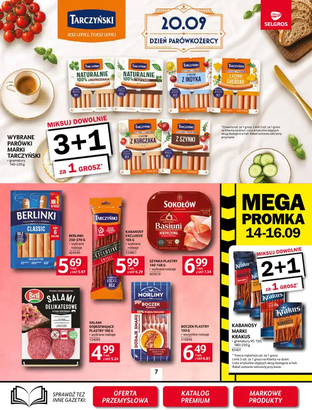 Selgros - gazetka promocyjna Oferta spożywcza od czwartku 10.09 do środy 23.09 - strona 7