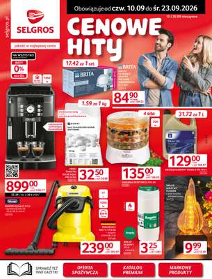 Selgros - gazetka promocyjna Oferta przemysłowa od czwartku 10.09 do środy 23.09