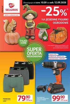 Selgros - gazetka promocyjna Oferta weekendowa od czwartku 10.09 do soboty 12.09