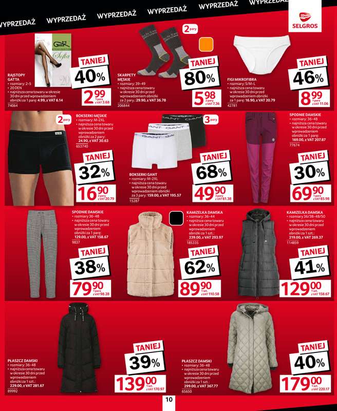 Selgros - gazetka promocyjna Totalna wyprzedaż od czwartku 10.09 do środy 23.09 - strona 10