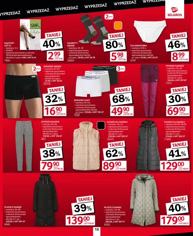 Selgros - gazetka promocyjna Totalna wyprzedaż od czwartku 10.09 do środy 23.09 - strona 10