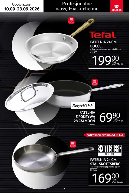 Selgros - gazetka promocyjna Katalog premium od czwartku 10.09 do środy 23.09 - strona 8