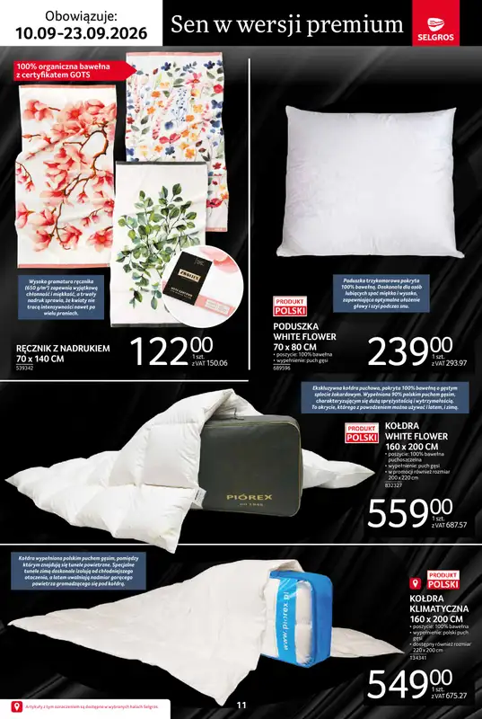 Selgros - gazetka promocyjna Katalog premium od czwartku 10.09 do środy 23.09 - strona 11