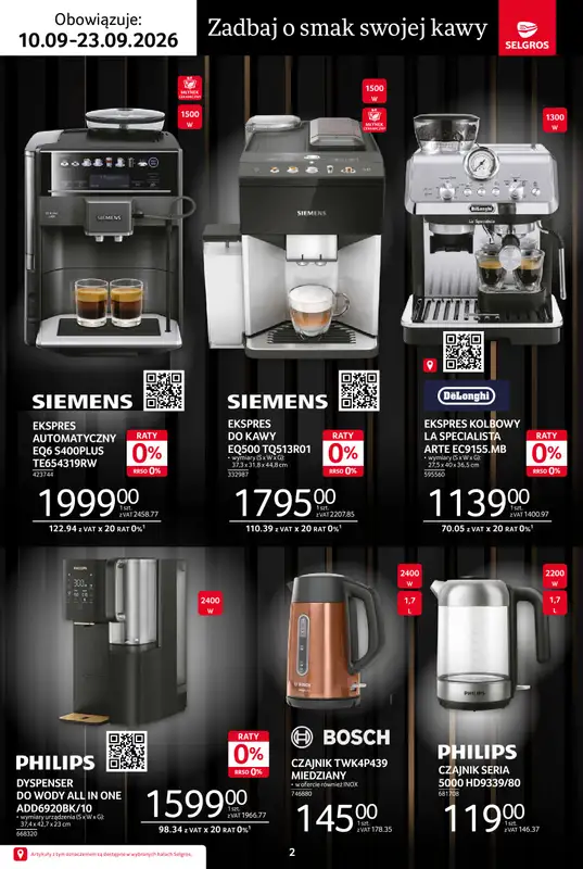 Selgros - gazetka promocyjna Katalog premium od czwartku 10.09 do środy 23.09 - strona 2