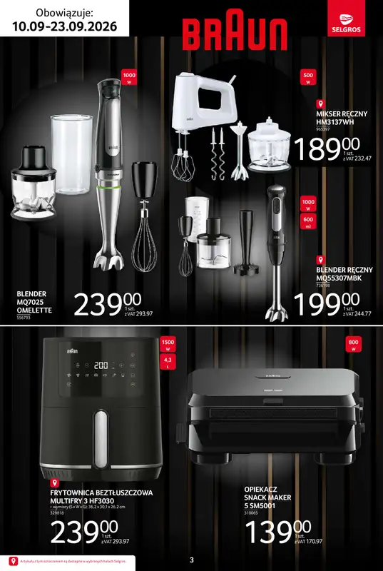 Selgros - gazetka promocyjna Katalog premium od czwartku 10.09 do środy 23.09 - strona 3