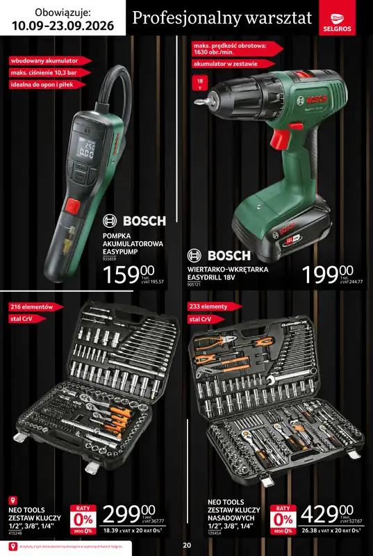 Selgros - gazetka promocyjna Katalog premium od czwartku 10.09 do środy 23.09 - strona 20